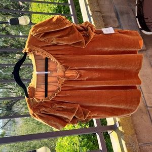 Free People Velour Top